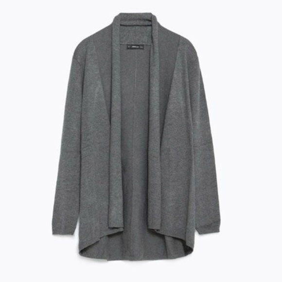 Zara Draped Neck Cardigan - Picture 1 of 2